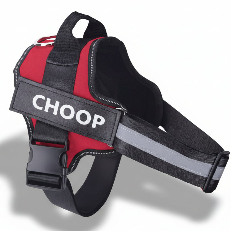 רתמת שם - אדום