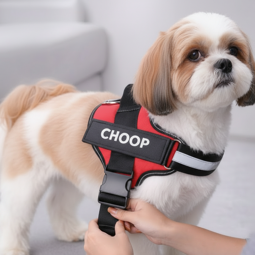 רתמת שם - כחול