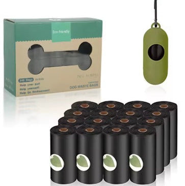 שקיות מתכלות לאיסוף צרכים - שחור